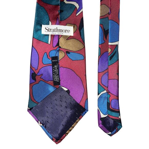 Strathmore Floral Mutlicolor Tie - Picture 2 of 2